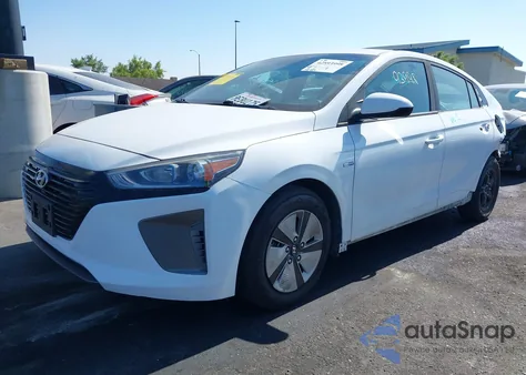 2019 Hyundai Ioniq Hybrid Blue from USA, damaged, VIN KMHC65LC2KU175615